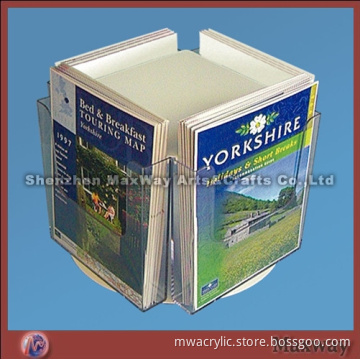Tetrahedral crystal acrylic file/map holder/shelf which suit for office/bookshop